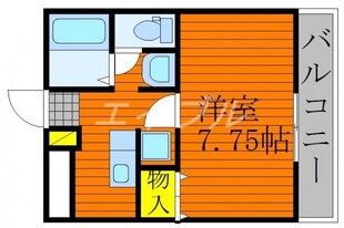 MSDハイツ2の物件間取画像